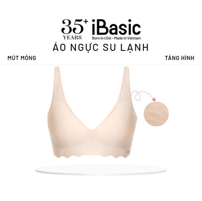 Áo ngực su mút mỏng không đường may iBasic tàng hình, không lộ viền BRAW111