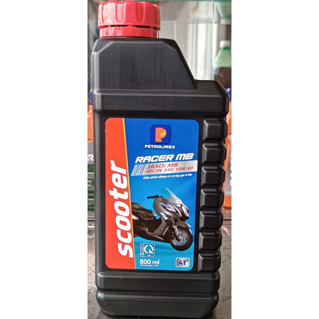 [Chính Hãng] Dầu Nhớt Xe Tay Ga Petrolimex RACER MB Scooter 10W-40 (0.8L / 1L) - Nhớt Tay Ga Chạy Bố