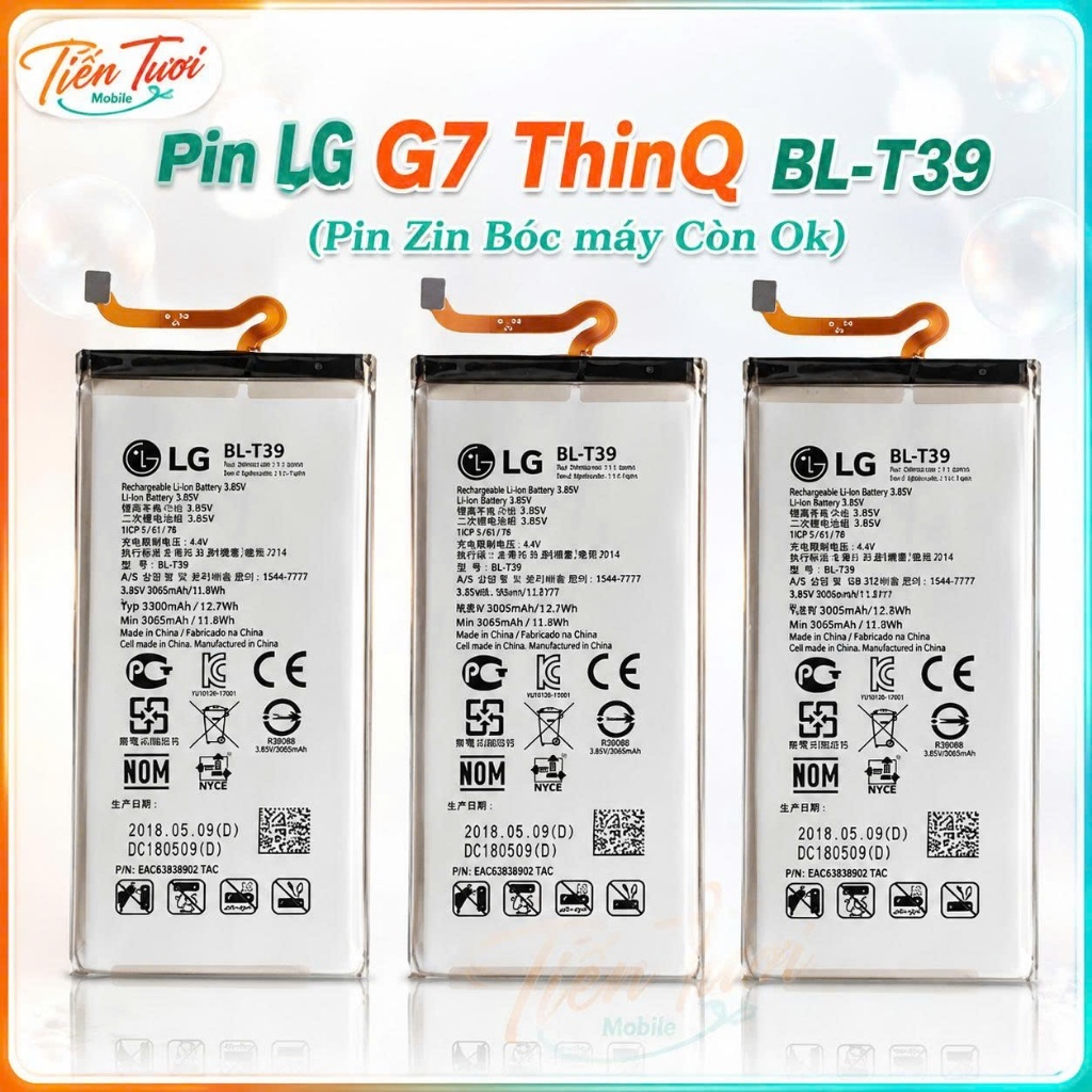 Pin LG G7 ThinQ / BL-T39 – Hàng bóc máy