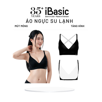 Áo ngực su không đường may iBasic mút mỏng tam giác BRAW113