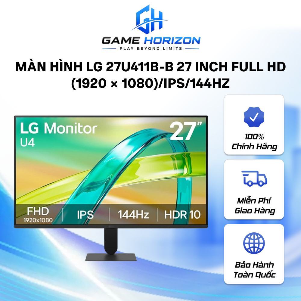 Màn hình LG 27U411B-B 27 inch Full HD (1920 × 1080)/IPS/144Hz