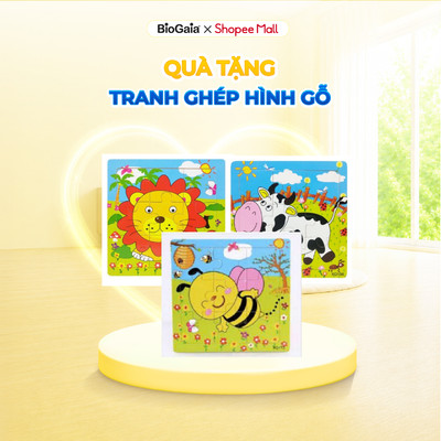 [QUÀ TẶNG KHÔNG BÁN] Tranh Gỗ Ghép Hình In Hình Ngộ Nghĩnh Bằng Gỗ Cho Bé [QT0025]