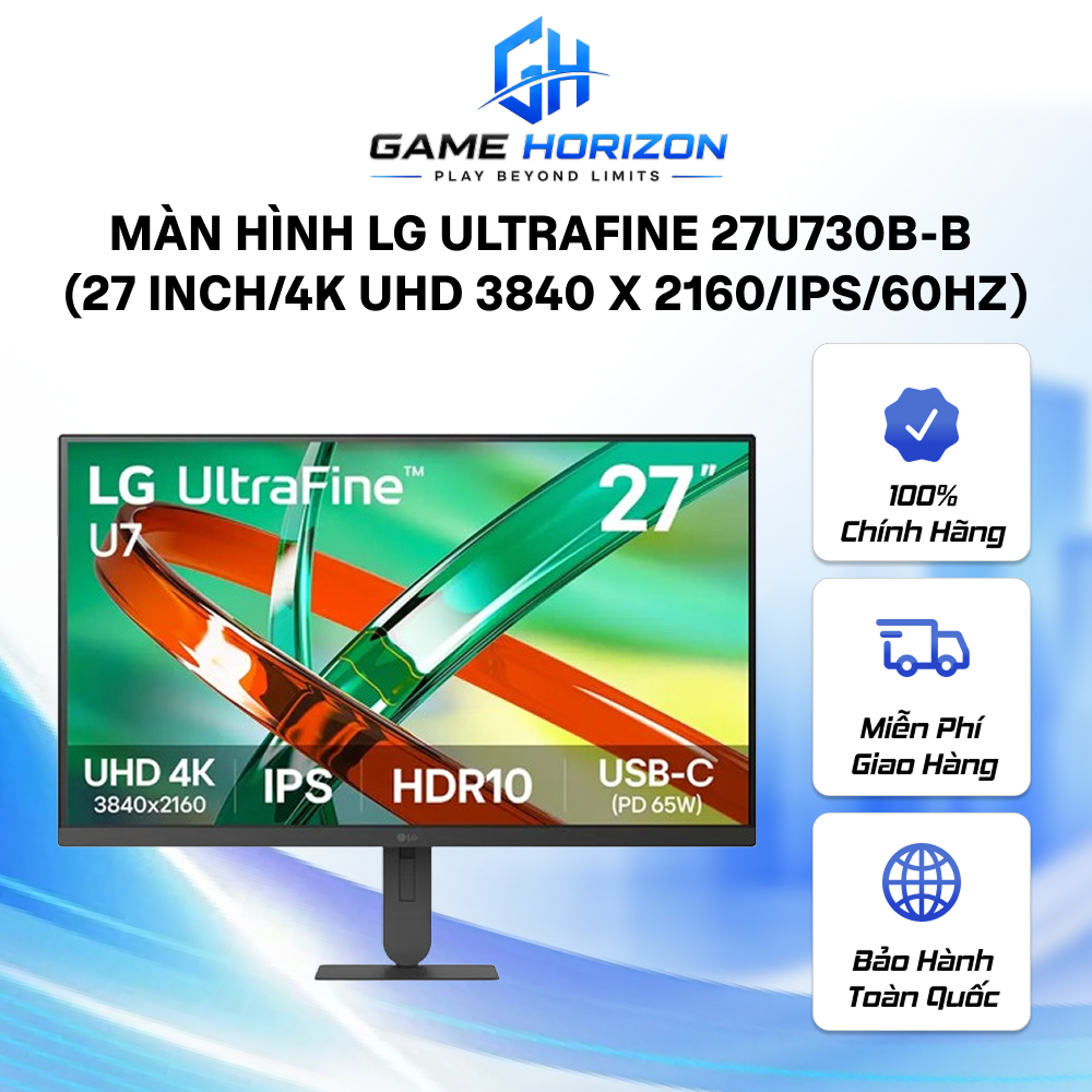 Màn hình LG UltraFine 27U730B-B (27 inch/4K UHD 3840 x 2160/IPS/60Hz)