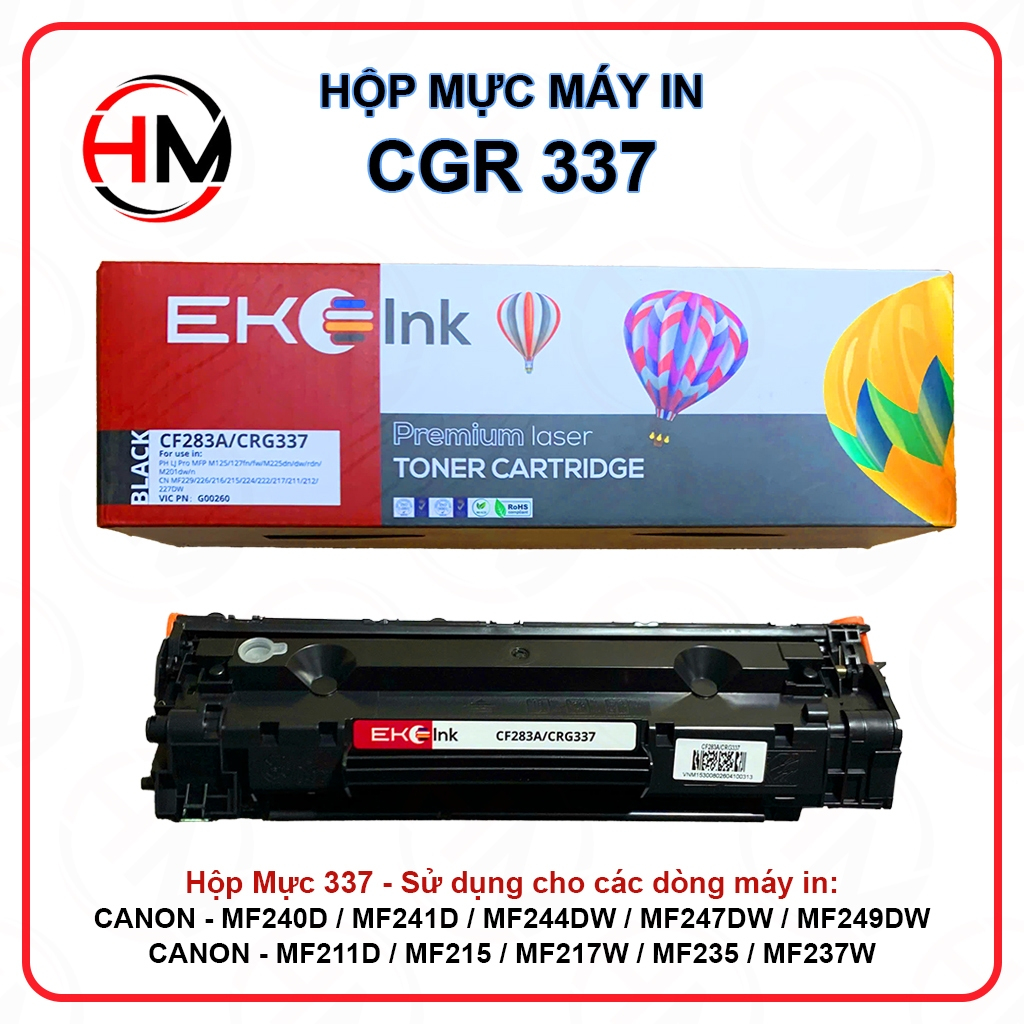 Hộp mực Canon MF232w, MF235, MF237w - Cartridge 337 | Hàng Chất Lượng Cao