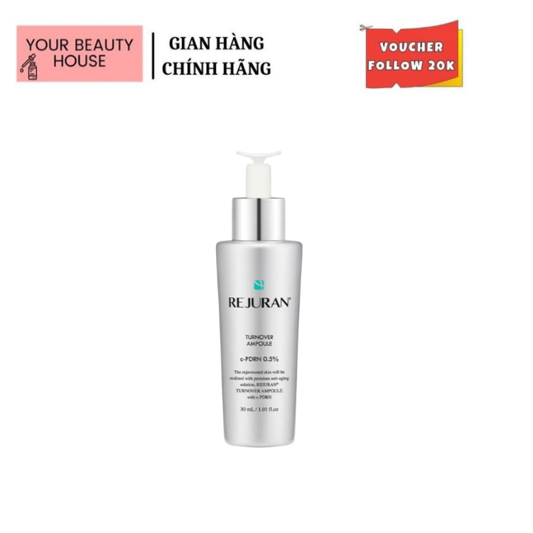 [Rejuran] Tinh Chất Căng Bóng Turnover Ampoule C-PDRN 0.5% Chăm Sóc Da 30ml
