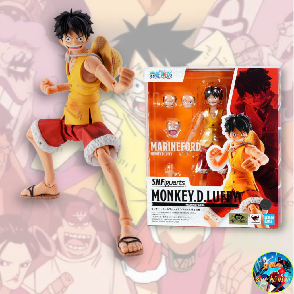 (Có Sẵn) Mô hình SHF Luffy Marineford MONKEY.D.LUFFY Chính Hãng BANDAI