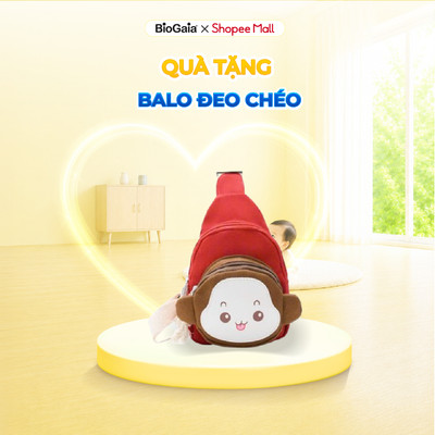[QUÀ TẶNG KHÔNG BÁN] Balo đeo chéo cho bé 1–4 tuổi, phù hợp đi học, đi chơi và đi du lịch