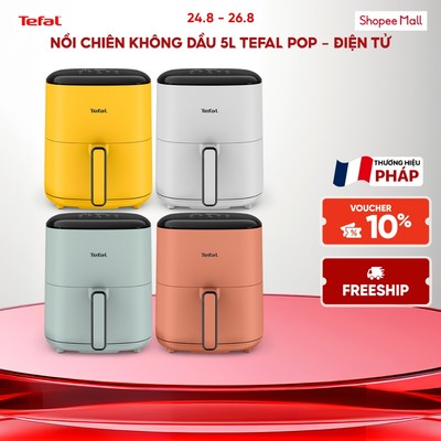 Nồi chiên không dầu 5L Tefal POP - Điện tử
