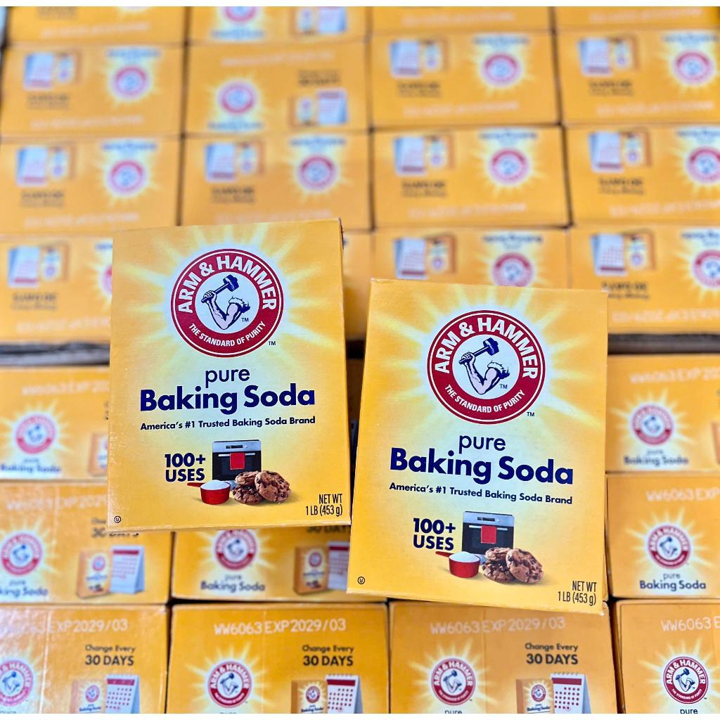 Baking soda Arm & Hammer Pure Baking Soda 453g Bột tẩy đa năng | Bột Baking Soda USA Mỹ đa năng