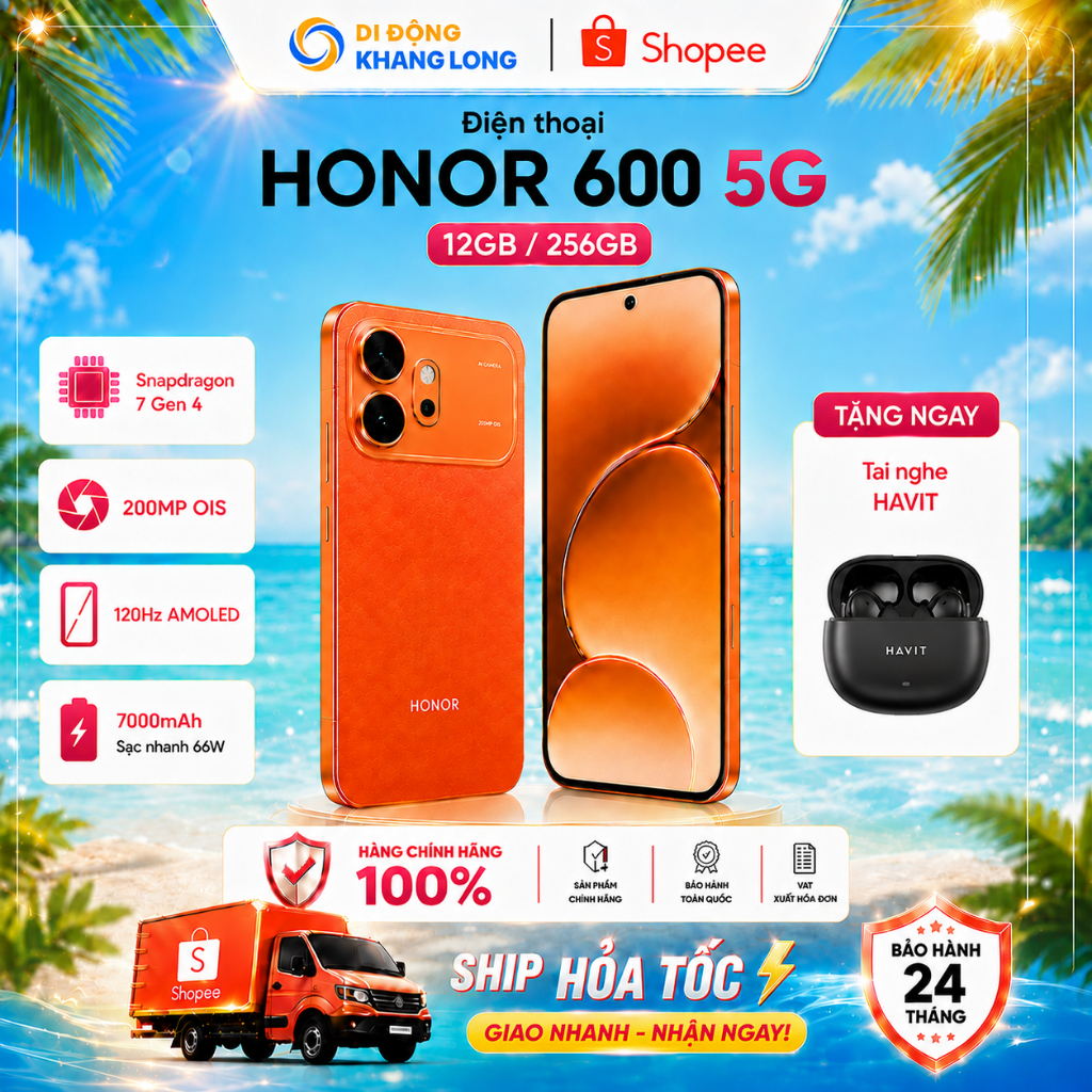 Honor 600 5G 12GB 256GB - Hàng Chính Hãng.