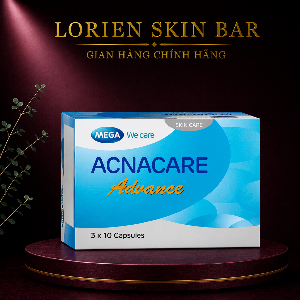 ( HÀNG CỒNG TY) Acnacare Advance Mega We Care 30 Viên | Thực Phẩm Bảo Vệ Sức Khỏe Chính Hãng