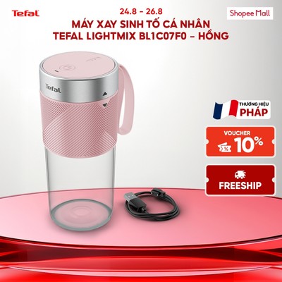 Máy xay sinh tố cá nhân Tefal LightMix BL1C07F0 - Hồng