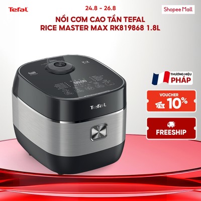 Nồi cơm cao tần Tefal Rice Master Max RK819868 1.8L