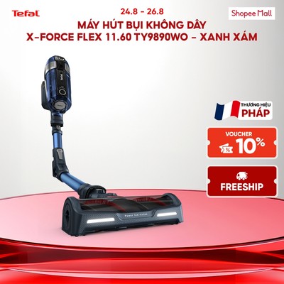Máy hút bụi không dây X-force Flex 11.60 TY9890WO - Xanh xám