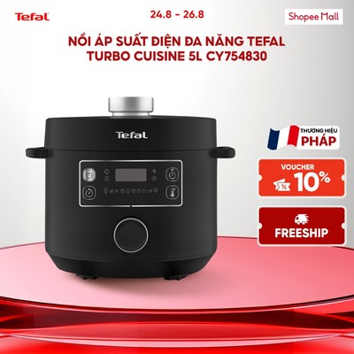 Nồi áp suất điện đa năng Tefal Turbo Cuisine 4.8L CY754830