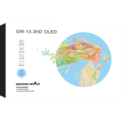 Bảng Vẽ Màn Hình Thương Hiệu Graphic World GW-13.3HD OLED