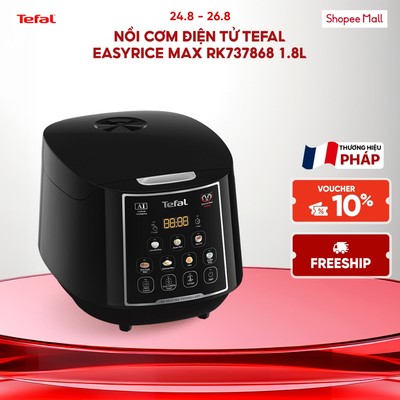 Nồi cơm điện tử Tefal EasyRice Max RK737868 1.8L
