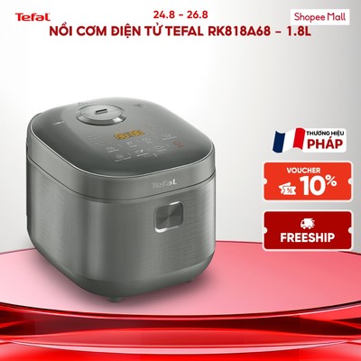 Nồi cơm điện tử Tefal RK818A68 - 1.8L