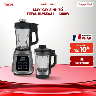 Máy xay nấu đa năng hút chân không kèm 2 cối Tefal - BL985A31 - 1300W