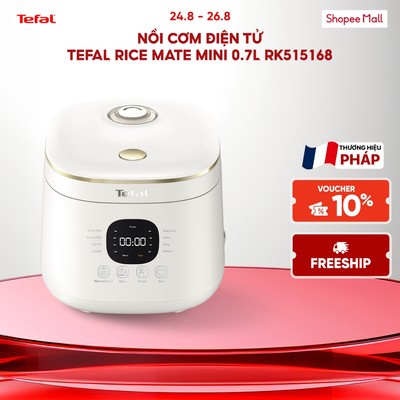 Nồi cơm điện tử Tefal Rice Mate Mini 0.7L RK515168