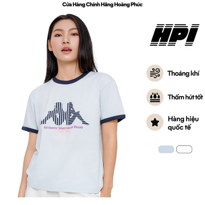 Áo thun tay ngắn nữ mát lạnh regular fit kappa playful gen x KOCD2TD01