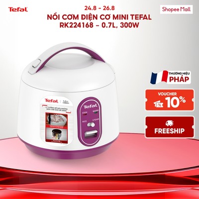 Nồi cơm điện cơ mini Tefal RK224168 - 0.7L, 300W