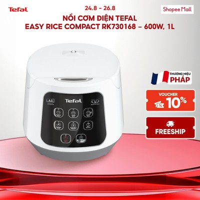 Nồi cơm điện Tefal Easy Rice Compact RK730168 - 600W, 1L