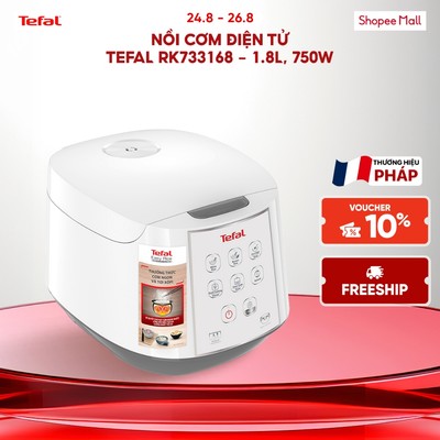 Nồi cơm điện tử Tefal RK733168 - 1.8L, 750W