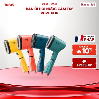 Bàn ủi hơi nước cầm tay Tefal Pure Pop - 1300W - 70ML