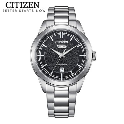 Đồng Hồ Nam Citizen Eco-Drive Dây Thép Không Gỉ AW0151-85E - Mặt Đen (40.5mm)