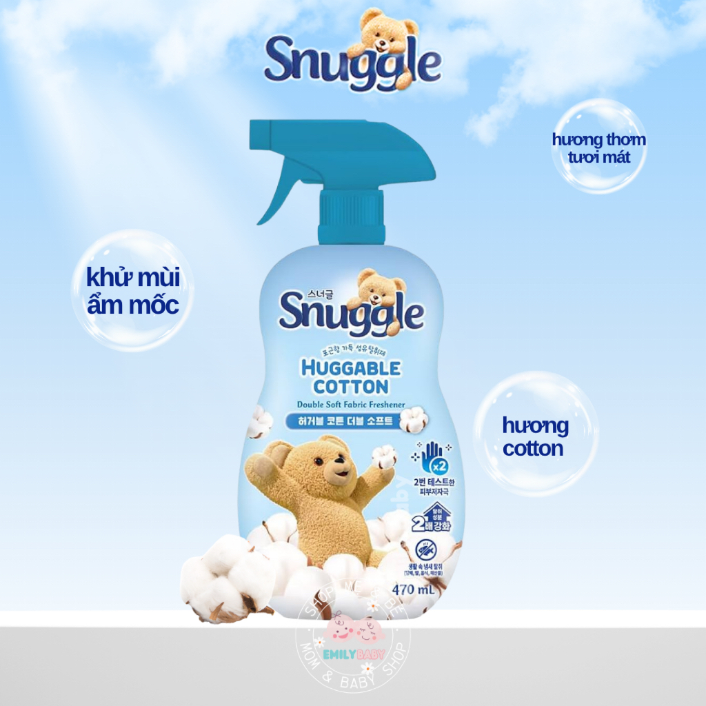Xịt Thơm Quần Áo Snuggle Hàn Quốc