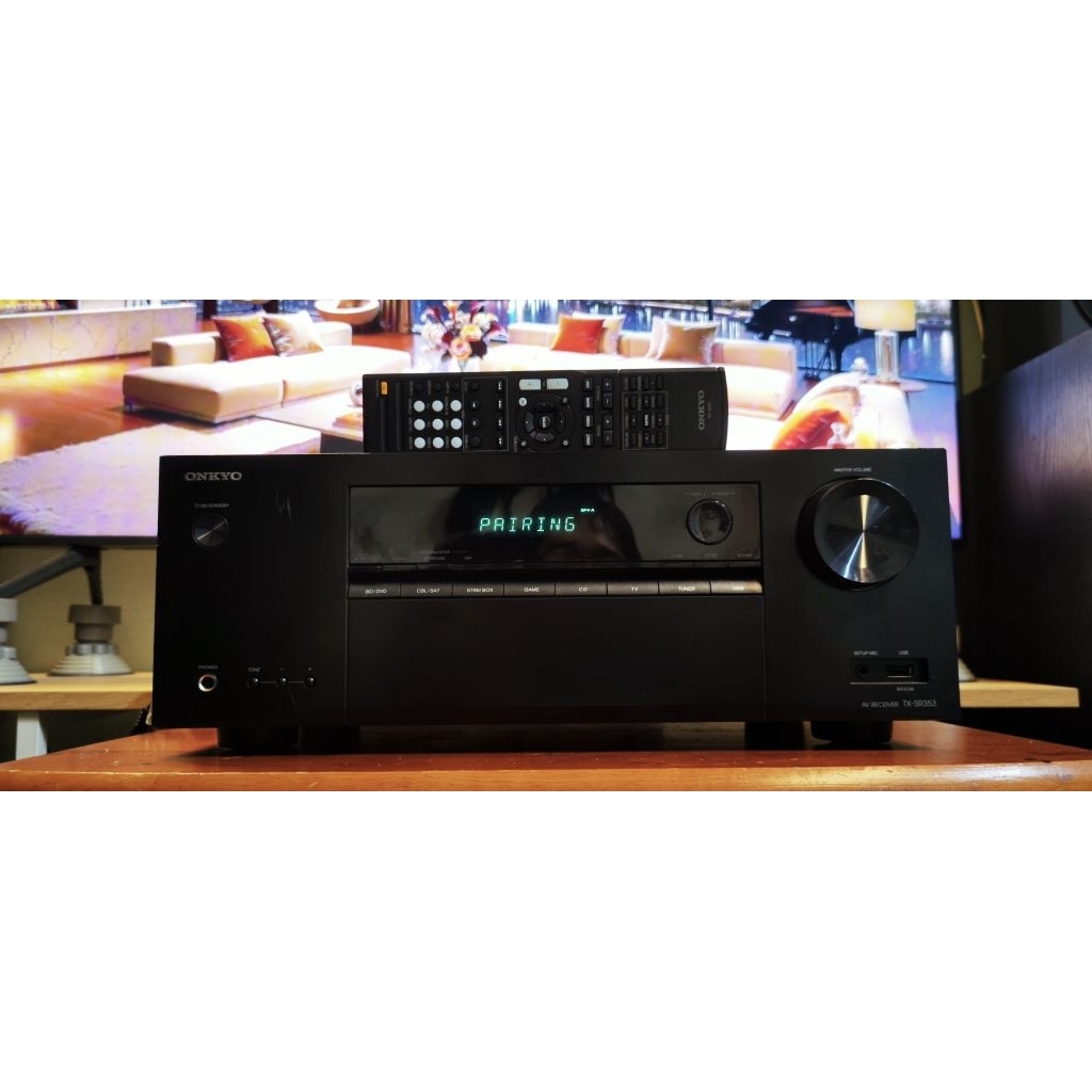 Amply Onkyo 5.2 kênh SR353 đời mới HDMI 4K Bluetooth - Remote zin
