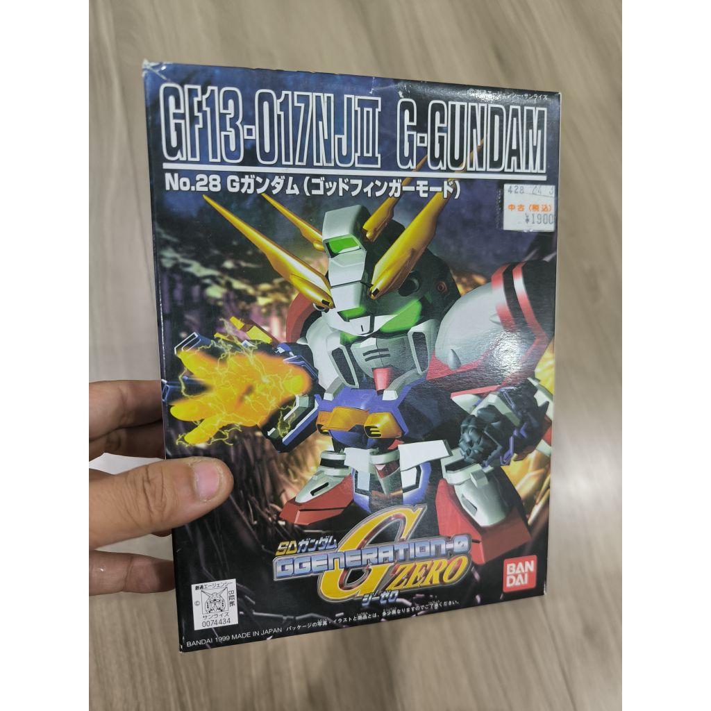 Mô Hình Lắp Ráp Gundam Bandai Cổ / Bandai SD Gundam G Generation-0 No.28 G Gundam (God Finger Mode)