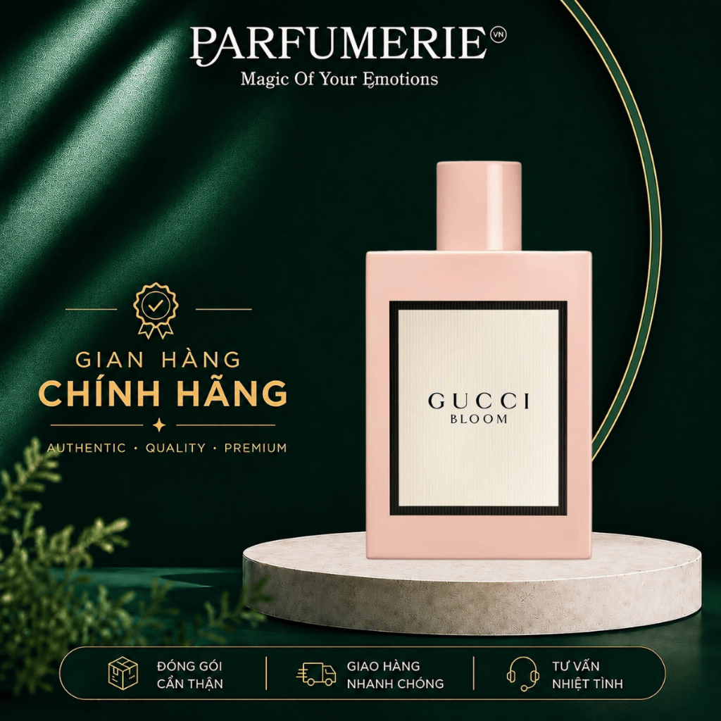 Nước hoa nữ Gucci Bloom EDP 100ml hương thơm thanh lịch, dịu dàng, quyến rũ