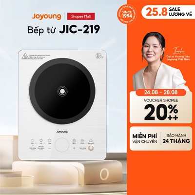 Bếp từ đơn 2200W Joyoung JIC-219 mặt kính Microcrystalline, gia nhiệt nổi 3D
