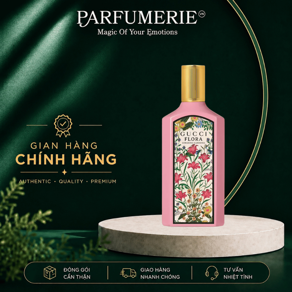 Nước hoa nữ Gucci Flora Gorgeous Gardenia EDP 100ml hương thơm tinh tế, nữ tính