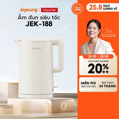Ấm đun siêu tốc 1.5L Joyoung JEK-188 công suất 1800W