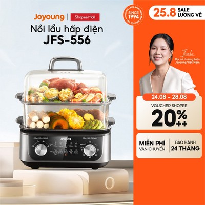 Nồi lẩu hấp đa năng 16L 1600W Joyoung JFS-556