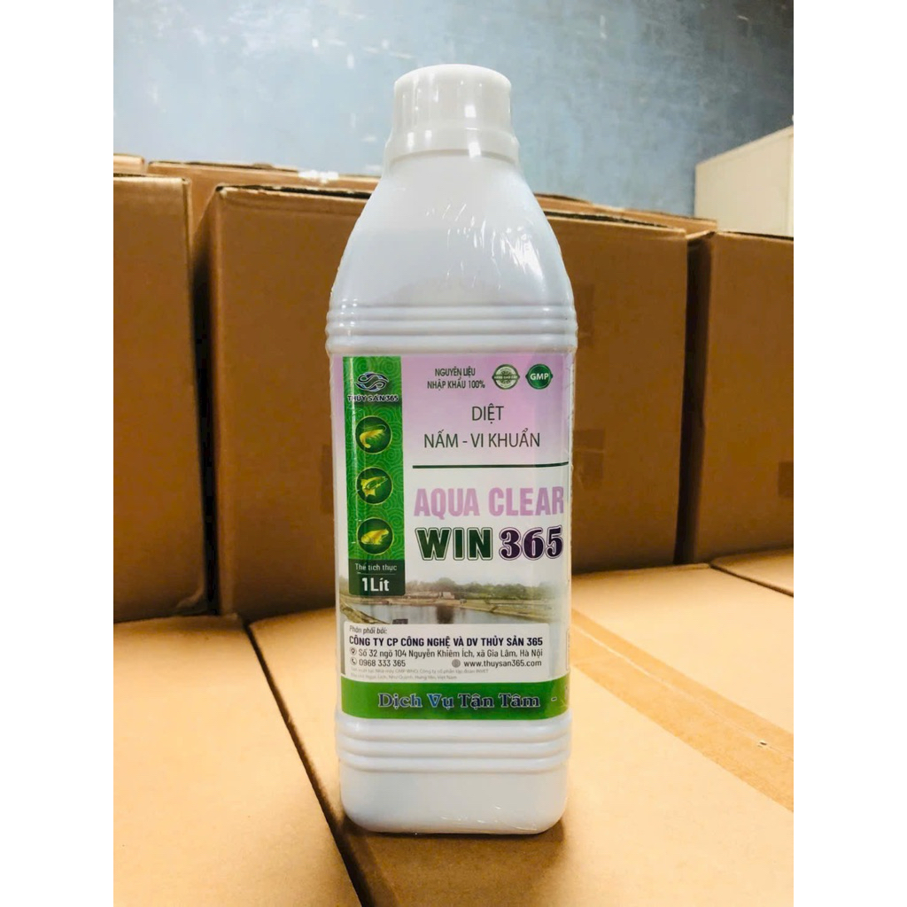 Win 365 – Diệt Khuẩn nấm vi khuẩn nguồn nước dùng cho tôm cá.
