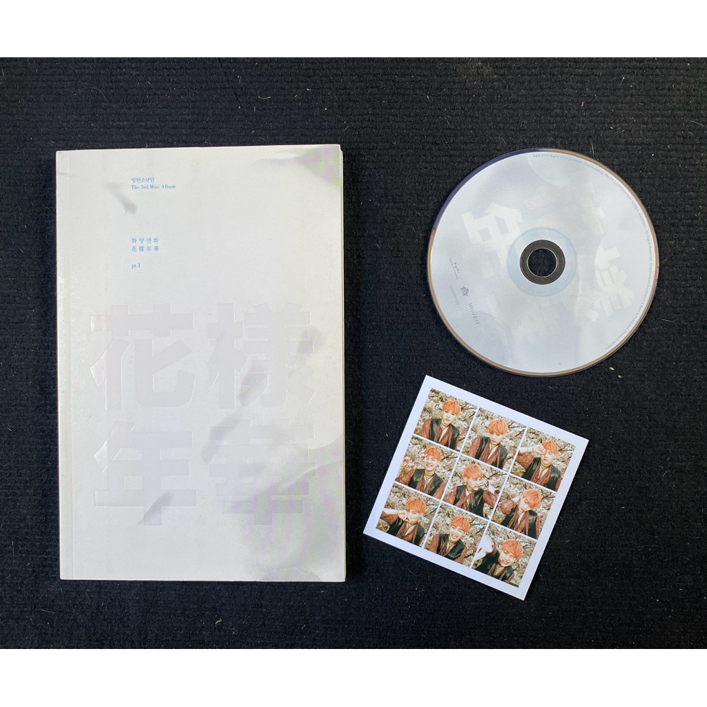 bts mini album Hyyh pt1 đã khui seal, gồm cd với photobook card như hình