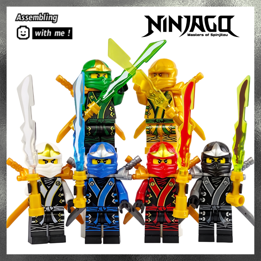 [Bản đẹp] Đồ chơi lắp ráp Minifigures Ninjago Season 2 - Trang phục Kimono - các chiến binh huyền th