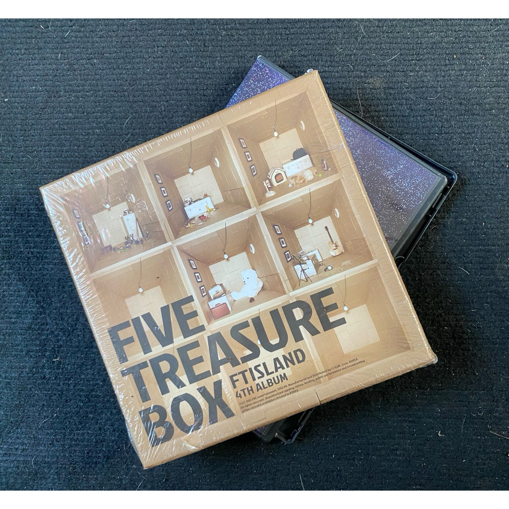 Ftisland album Five Treasure Box nguyên seal như hình.