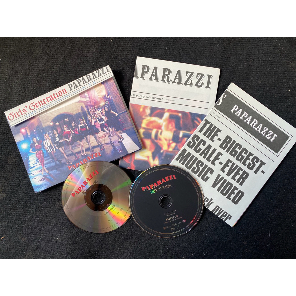 Snsd Album Nhật paparazzi đã khui seal, gồm CD dvd photobook poster như hình .