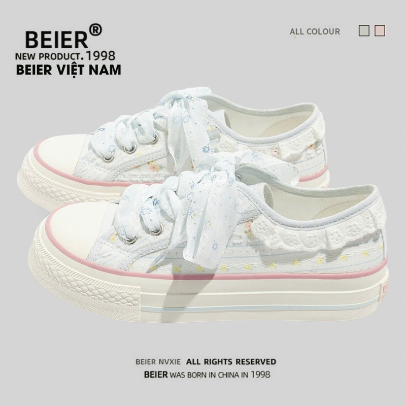 BEIER Giày thể thao BEIER Chính Hãng AUTH giày sneaker BEIER thoáng khí êm chân xinh đẹp  6990
