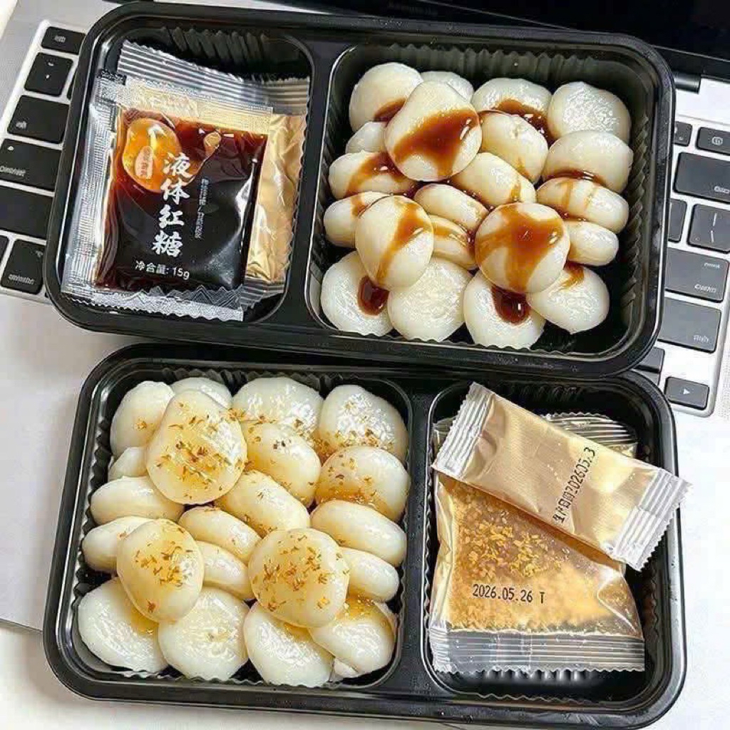 Bánh Mochi Phúc Kiến Đường Nâu Và Quế Hoa Hộp 208g