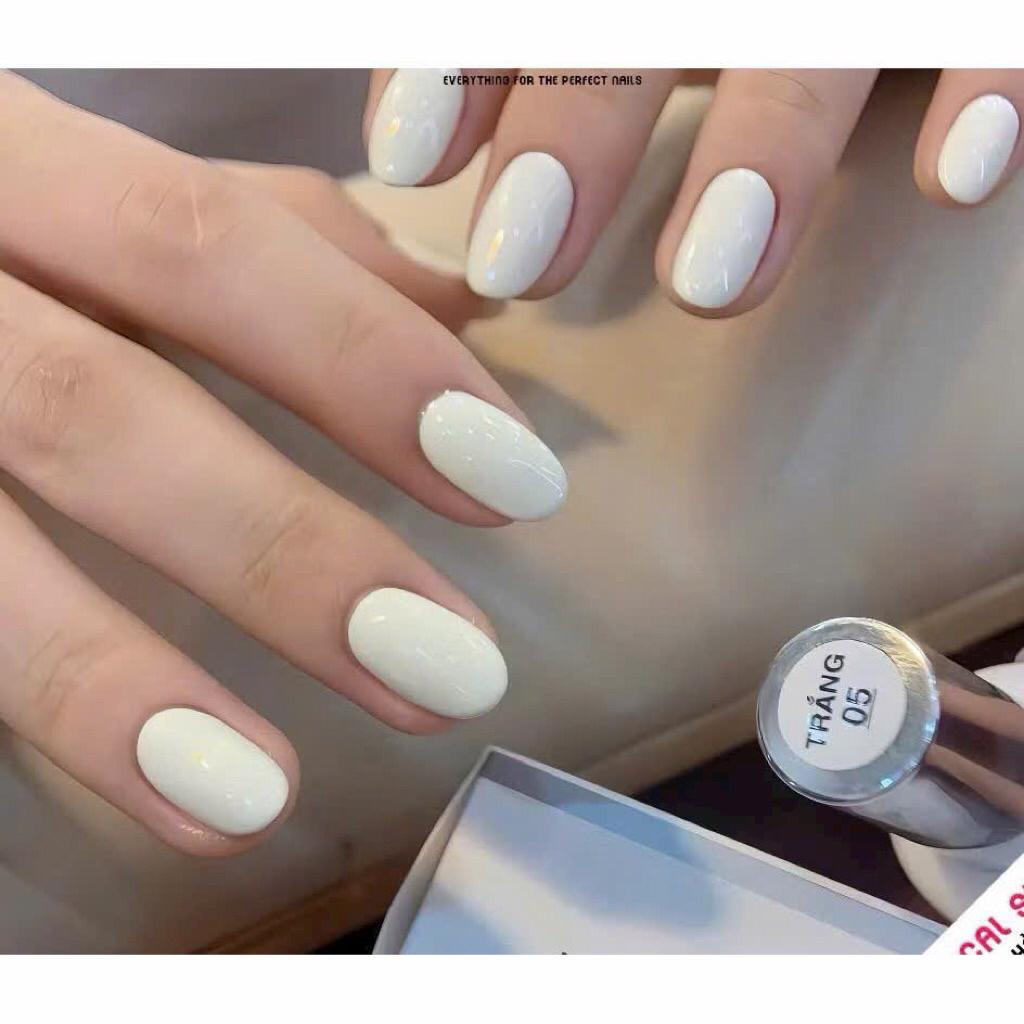Sơn gel trắng sữa nhà TG