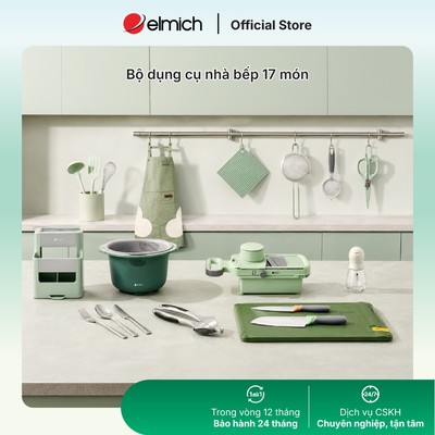 Bộ dụng cụ nhà bếp Elmich 19 món