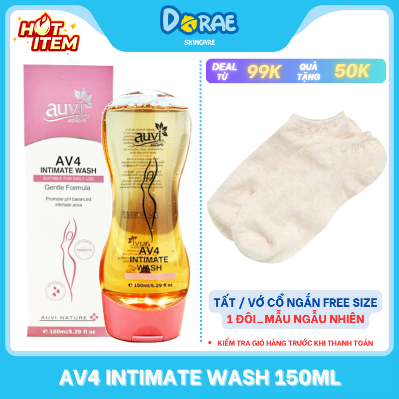 AUVI NATURE l Dung dịch vệ sinh phụ nữ AV4 Intimate Wash