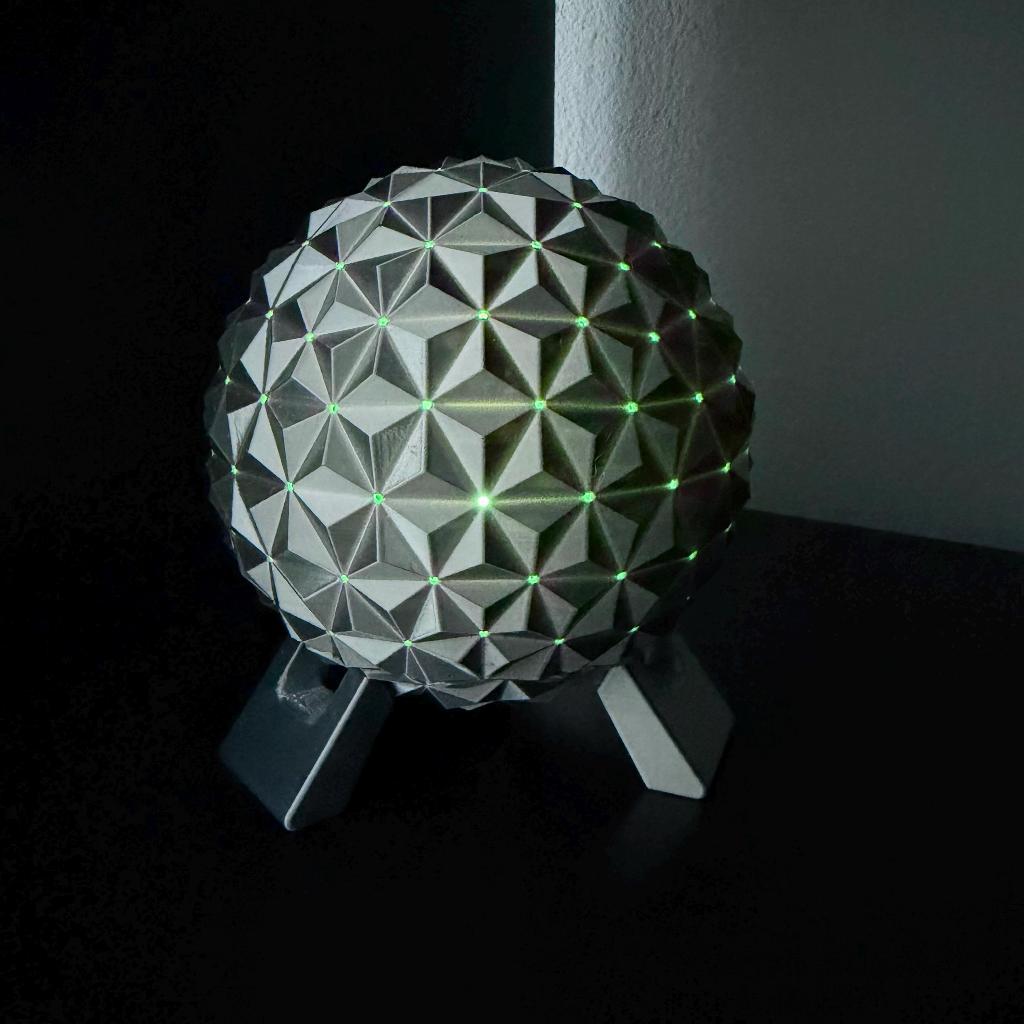 Spaceship Earth Night Light | EPCOT Inspired Decor
