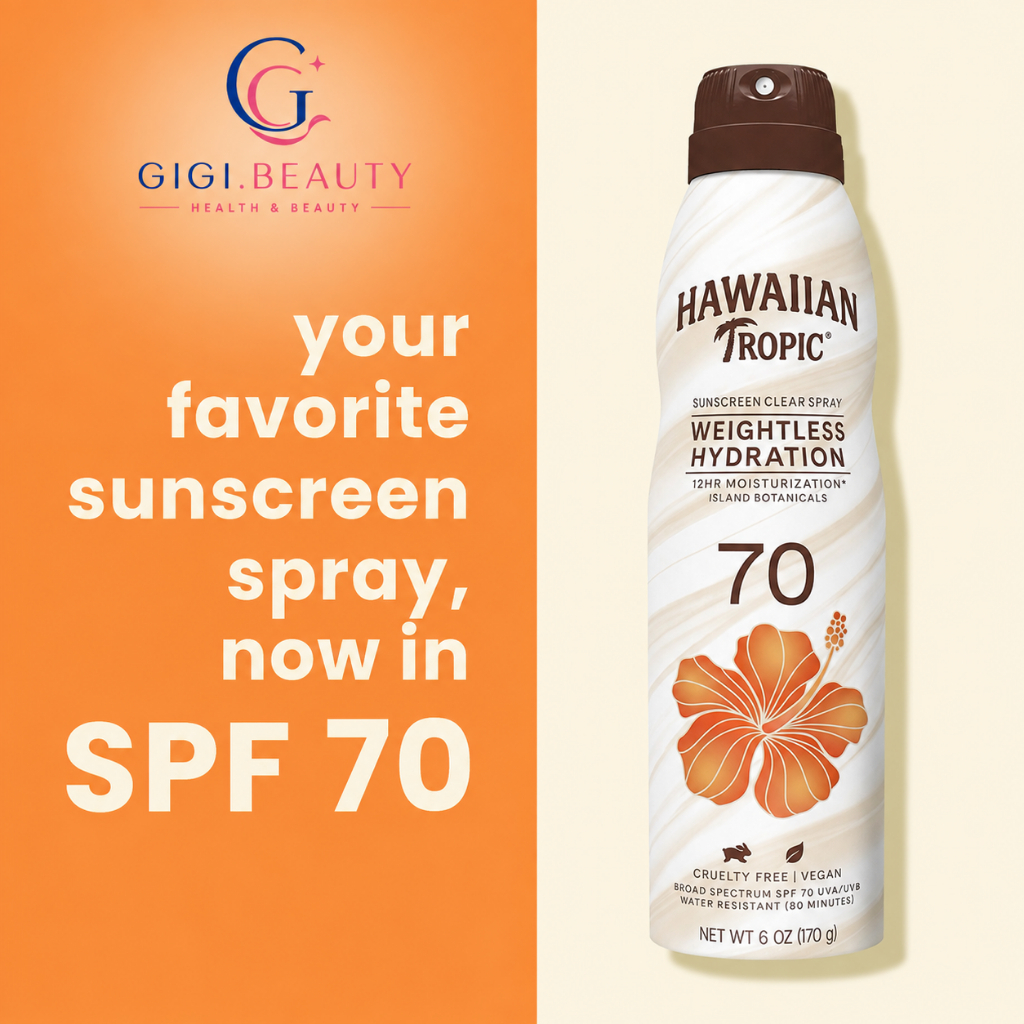 [GIGI] Xịt Chống Nắng Toàn Thân Hawaiian Tropic Weightless Hydration Clear Sunscreen Spray SPF